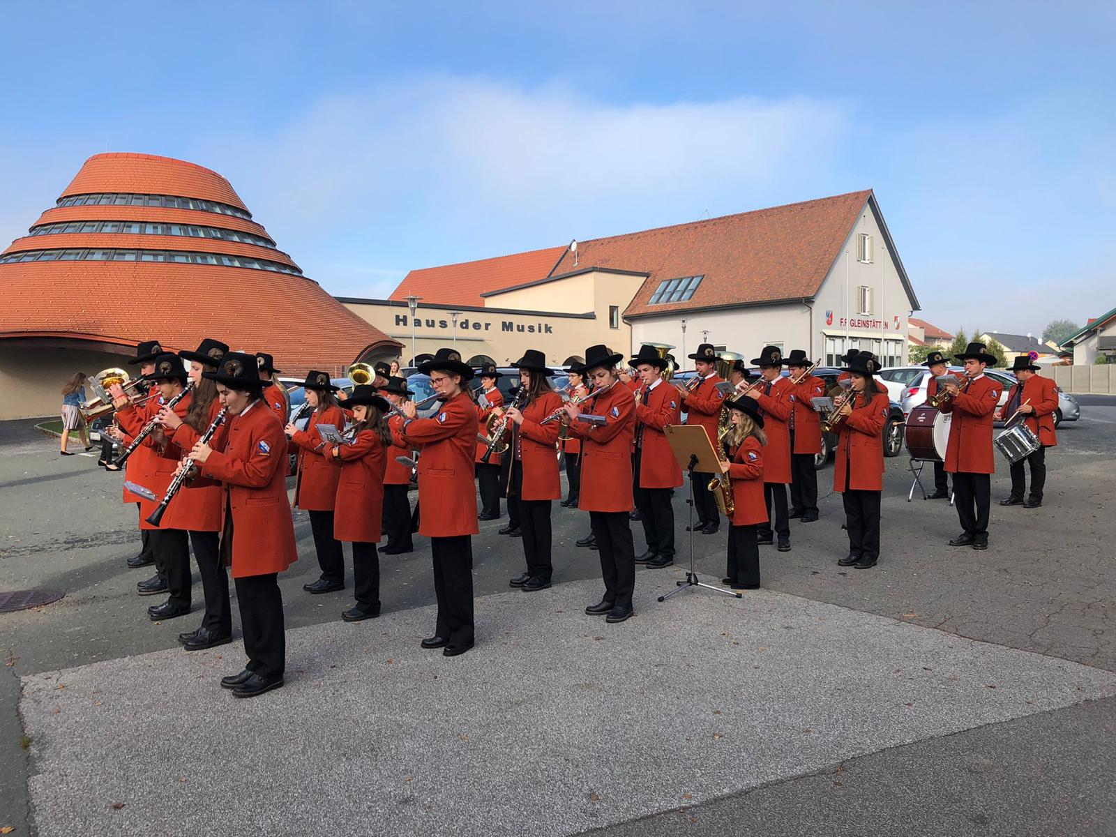 spielende Musikkapelle